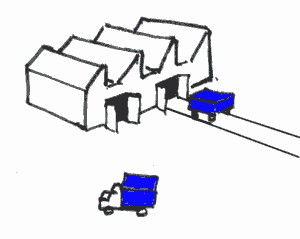 concept d'un toit d'urgence - Emergency roof concept .